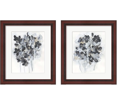 Monochrome Flora 2 Piece Framed Art Print Set by June Erica Vess