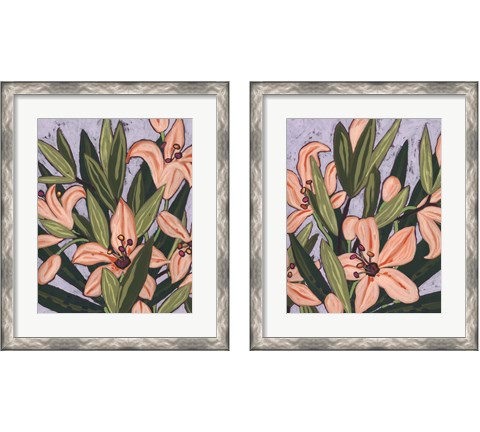 Island Lily 2 Piece Framed Art Print Set by June Erica Vess
