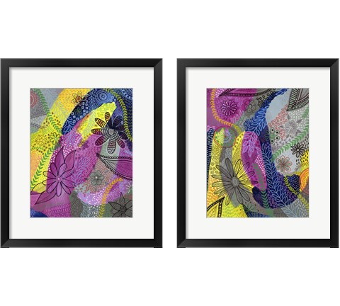 Chaotic  2 Piece Framed Art Print Set by Regina Moore