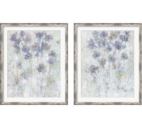 Lavender Floral Fresco 2 Piece Framed Art Print Set by Timothy O'Toole