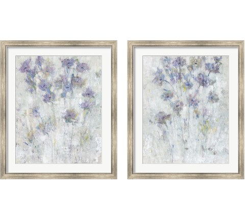Lavender Floral Fresco 2 Piece Framed Art Print Set by Timothy O'Toole