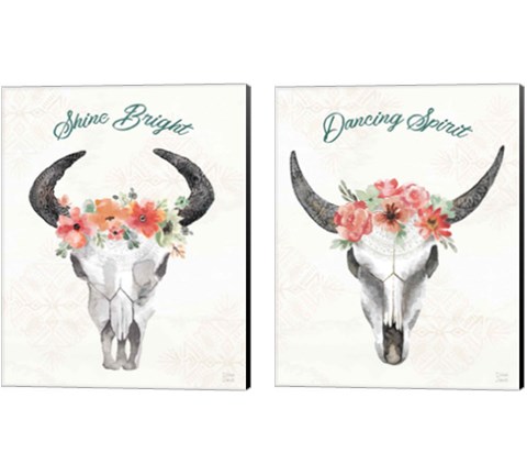 Sweet Southwest 2 Piece Canvas Print Set by Dina June