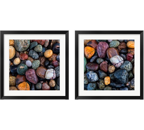 Ocean Rocks 2 Piece Framed Art Print Set by Andy Amos