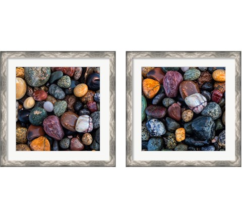 Ocean Rocks 2 Piece Framed Art Print Set by Andy Amos