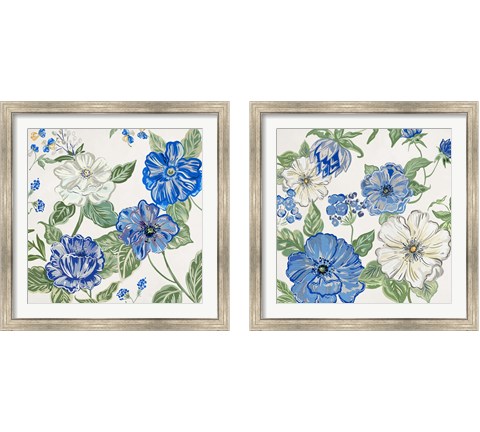 Italian Floral Theme2 Piece Framed Art Print Set by Ani Del Sol