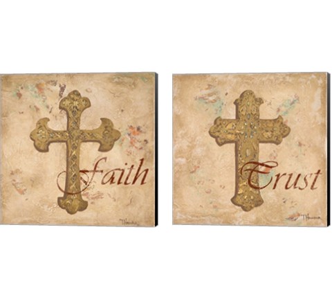 Faith 2 Piece Canvas Print Set by Tiffany Hakimipour
