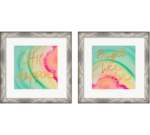 Chic Glitter 2 Piece Framed Art Print Set by Nola James