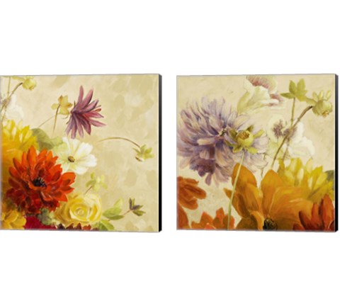 Early Bloomers 2 Piece Canvas Print Set by Lanie Loreth