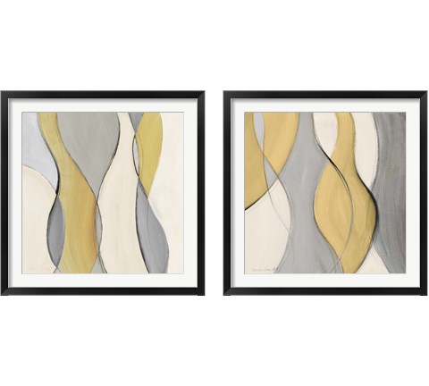 Tranquil Coalescence 2 Piece Framed Art Print Set by Lanie Loreth