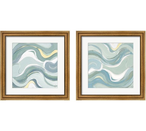 Coastal Curvilinear 2 Piece Framed Art Print Set by Lanie Loreth