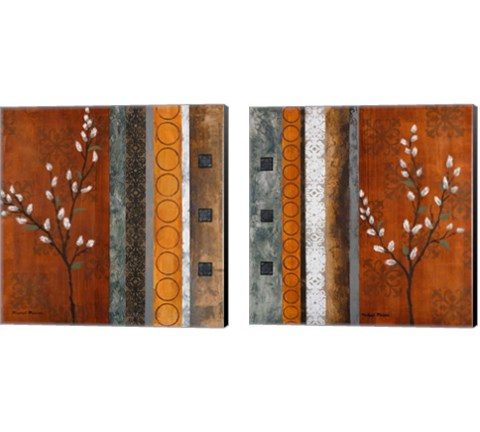 Willow Stems 2 Piece Canvas Print Set by Michael Marcon