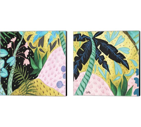 In the Tropics 2 Piece Canvas Print Set by Elizabeth Medley