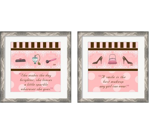 Classy and Fabulous 2 Piece Framed Art Print Set by Andi Metz
