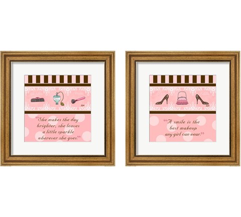 Classy and Fabulous 2 Piece Framed Art Print Set by Andi Metz