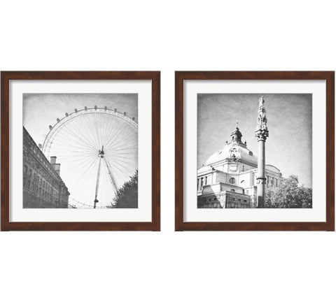 London Sights 2 Piece Framed Art Print Set by Emily Navas
