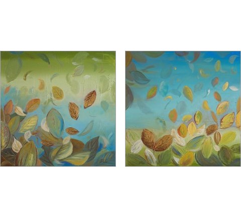 Thinking Green 2 Piece Art Print Set by Patricia Pinto
