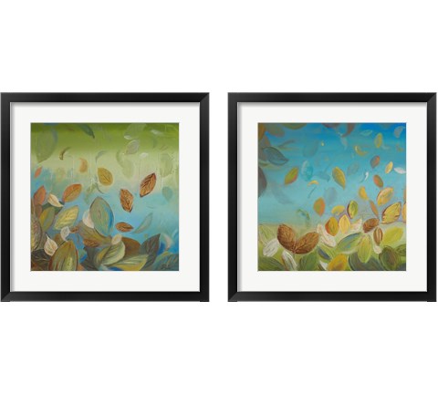 Thinking Green 2 Piece Framed Art Print Set by Patricia Pinto