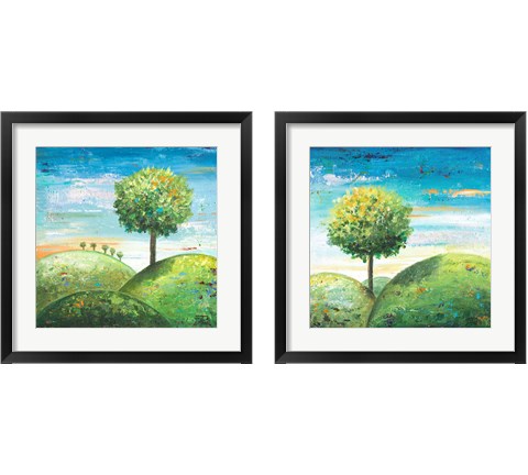 Cute Tree 2 Piece Framed Art Print Set by Patricia Pinto