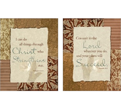 Commit to the Lord 2 Piece Art Print Set by John Spaeth