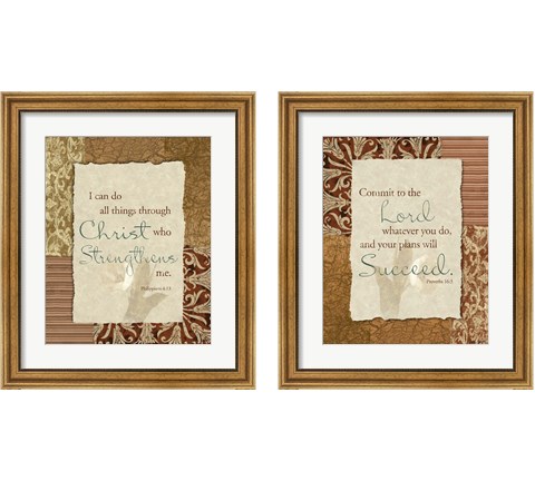 Commit to the Lord 2 Piece Framed Art Print Set by John Spaeth
