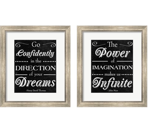 Direction of your Dreams 2 Piece Framed Art Print Set by SD Graphics Studio