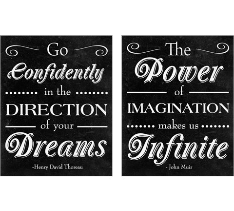 Direction of your Dreams 2 Piece Art Print Set by SD Graphics Studio