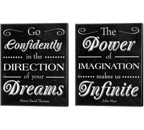 Direction of your Dreams 2 Piece Canvas Print Set by SD Graphics Studio