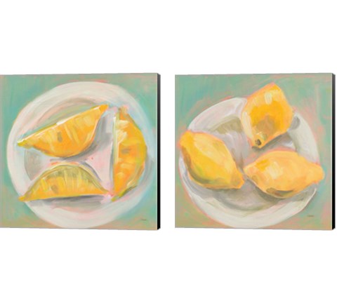 Life and Lemons 2 Piece Canvas Print Set by Sue Schlabach