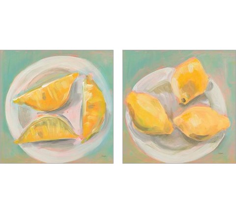 Life and Lemons 2 Piece Art Print Set by Sue Schlabach