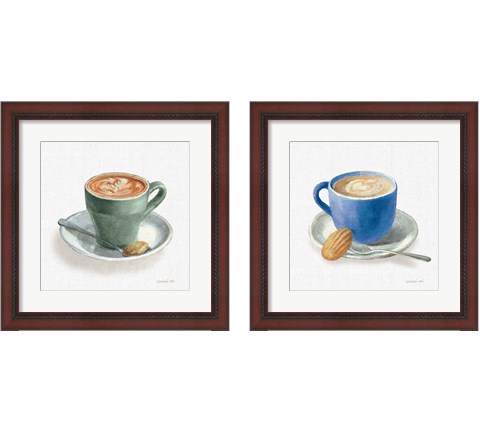 Wake Up Coffee 2 Piece Framed Art Print Set by Danhui Nai