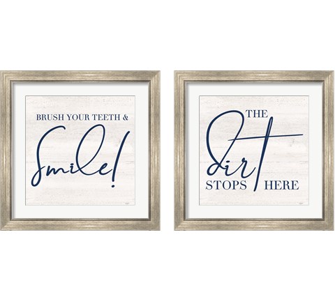 Bathroom Humor 2 Piece Framed Art Print Set by Tara Reed