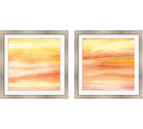 Golden Sands 2 Piece Framed Art Print Set by Chris Paschke