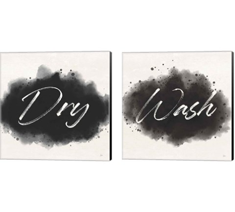 Laundry Splash 2 Piece Canvas Print Set by Jess Aiken