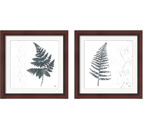 Nordic Fern 2 Piece Framed Art Print Set by Melissa Averinos