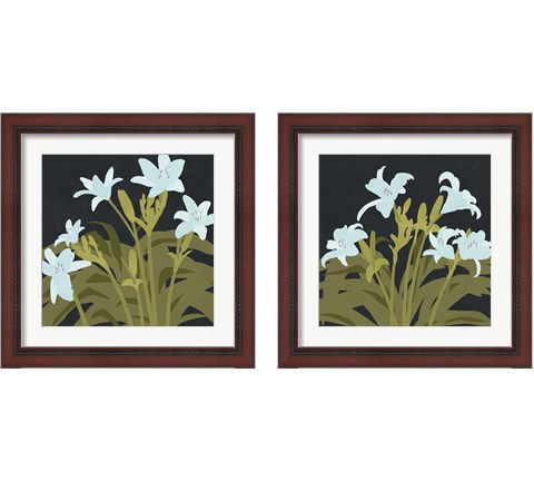 Garden Lilies 2 Piece Framed Art Print Set by Jacob Green