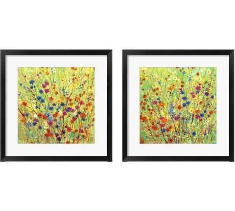 Wildflower Patch 2 Piece Framed Art Print Set by Timothy O'Toole