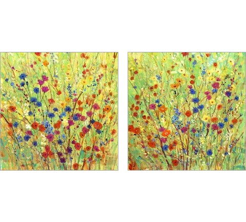 Wildflower Patch 2 Piece Art Print Set by Timothy O'Toole