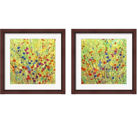 Wildflower Patch 2 Piece Framed Art Print Set by Timothy O'Toole