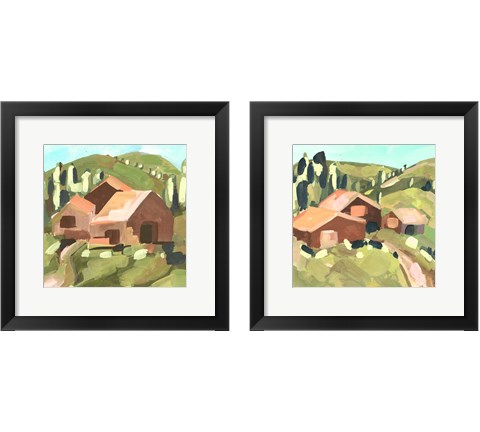 Harvest Valley 2 Piece Framed Art Print Set by Melissa Wang