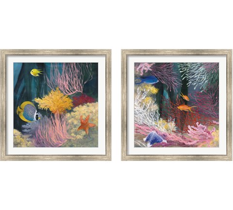 Coastal Reef 2 Piece Framed Art Print Set by Julia Purinton