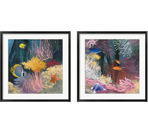 Coastal Reef 2 Piece Framed Art Print Set by Julia Purinton