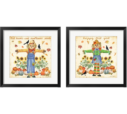 Happy Fall 2 Piece Framed Art Print Set by Anita Phillips