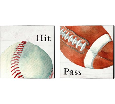 Ball 2 Piece Canvas Print Set by Valerie Wieners