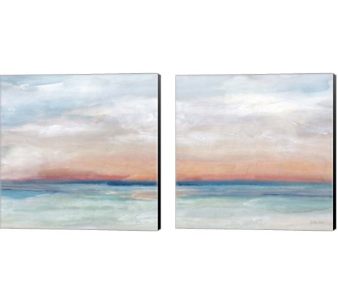 Serene Scene Bright 2 Piece Canvas Print Set by Cynthia Coulter