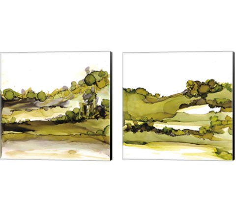 Greenscape  2 Piece Canvas Print Set by Chris Paschke