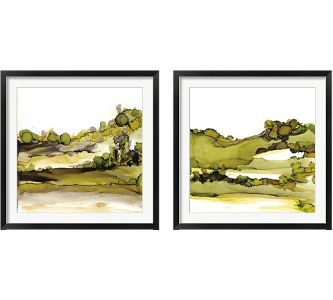 Greenscape  2 Piece Framed Art Print Set by Chris Paschke