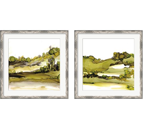 Greenscape  2 Piece Framed Art Print Set by Chris Paschke