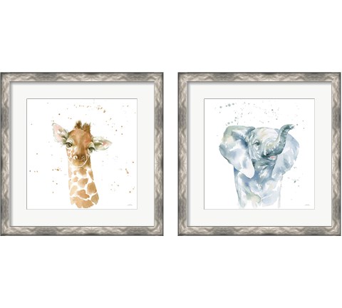 Baby Animals 2 Piece Framed Art Print Set by Katrina Pete