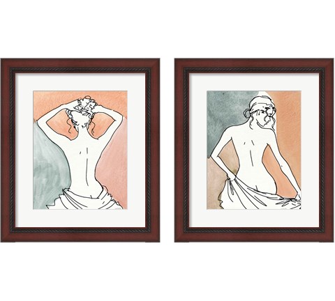 Soft Figures 2 Piece Framed Art Print Set by Anne Tavoletti