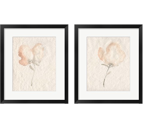 Fleur Petite 2 Piece Framed Art Print Set by Jennifer Goldberger